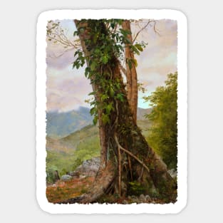 Tree with Vines, Jamaica Sticker